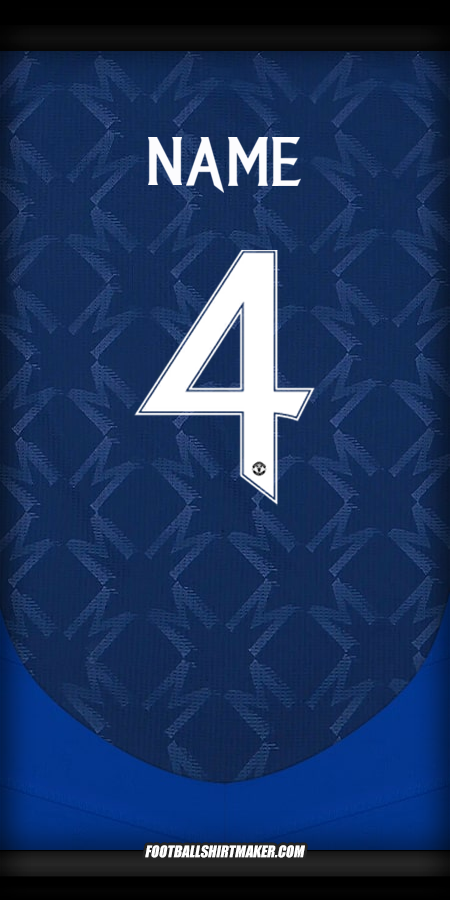 Trikot Manchester United Cup 2024/2025 Auswärts -  name - 4