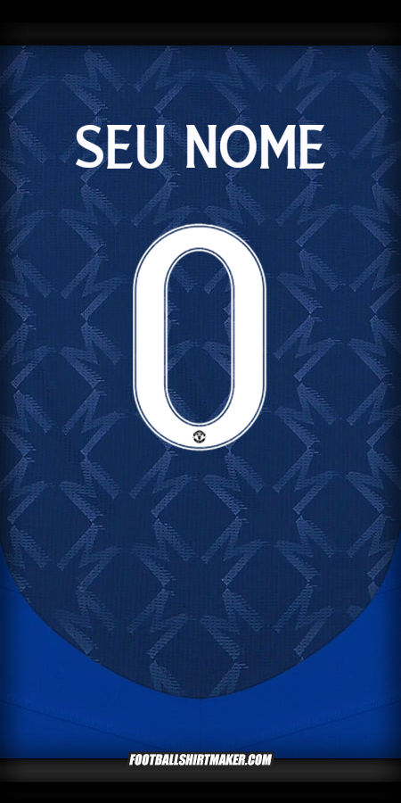 Camisa Manchester United 2024/2025 Cup II -  seu nome - 0