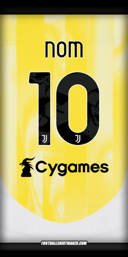 Maillot Juventus FC 2024/2025 Extérieur -  nom - 10