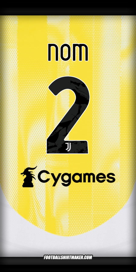 Maillot Juventus FC 2024/2025 Extérieur -  nom - 2