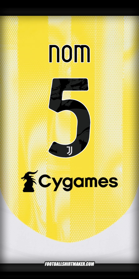 Maillot Juventus FC 2024/2025 Extérieur -  nom - 5