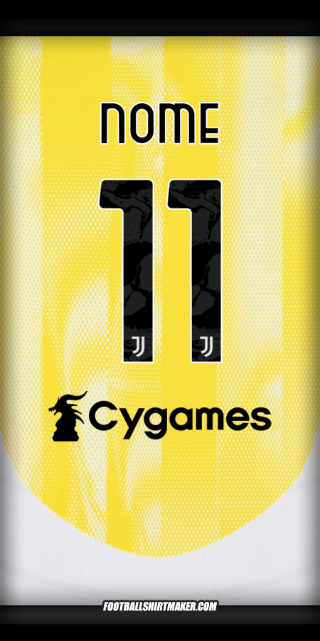 Maglia Juventus FC 2024/2025 Seconda -  nome - 11
