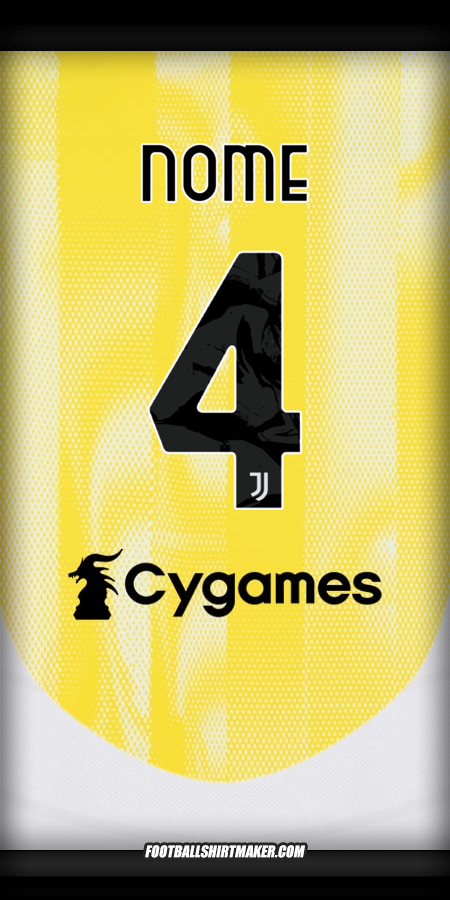 Maglia Juventus FC 2024/2025 Seconda -  nome - 4