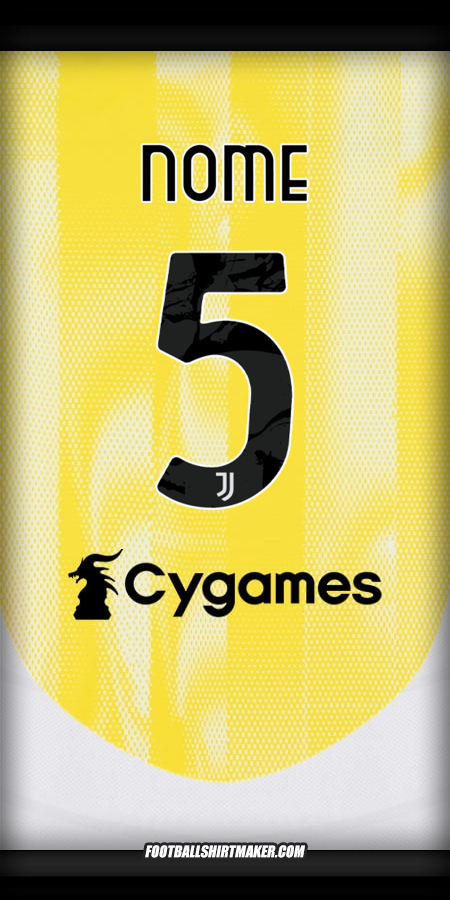 Maglia Juventus FC 2024/2025 Seconda -  nome - 5