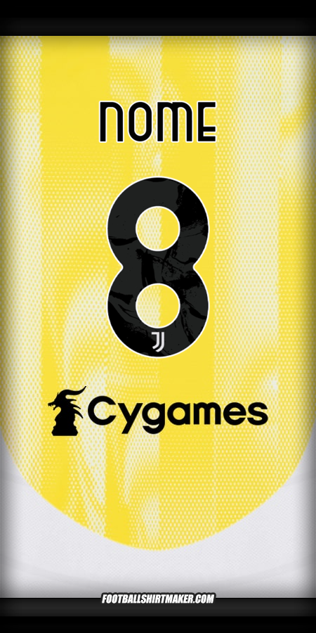 Maglia Juventus FC 2024/2025 Seconda -  nome - 8