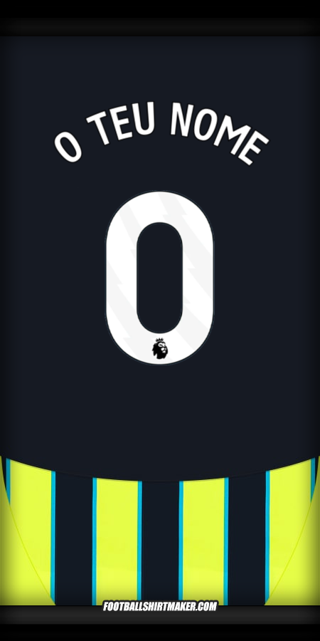 Camisola Manchester City 2024/2025 II -  o teu nome - 0