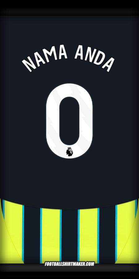 Jersey Manchester City 2024/2025 II -  nama anda - 0