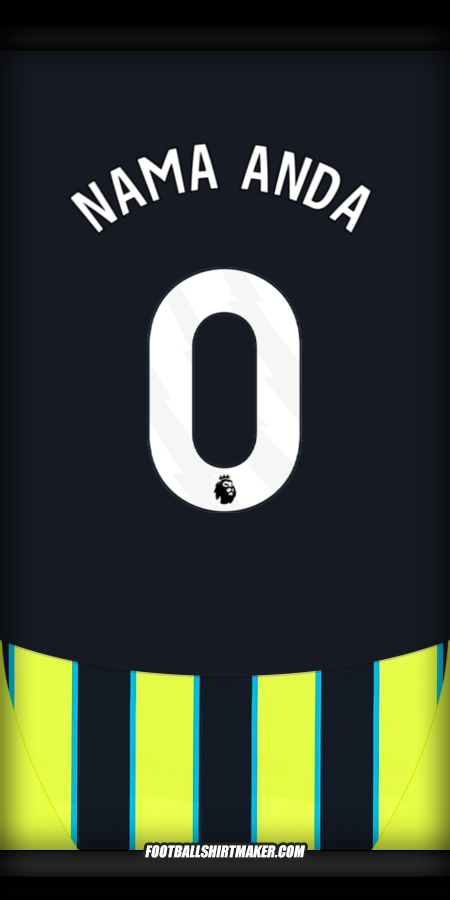 Jersey Manchester City 2024/2025 II -  nama anda - 0