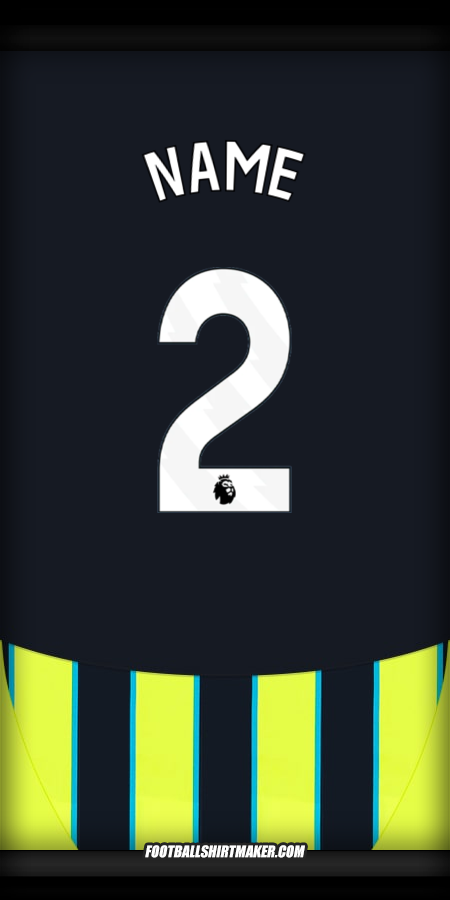 Shirt Manchester City 2024/2025 Away -  name - 2