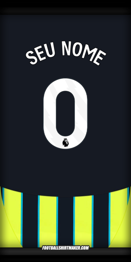Camisa Manchester City 2024/2025 II -  seu nome - 0