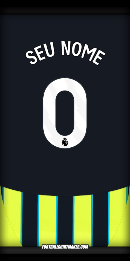 Camisa Manchester City 2024/2025 II -  seu nome - 0