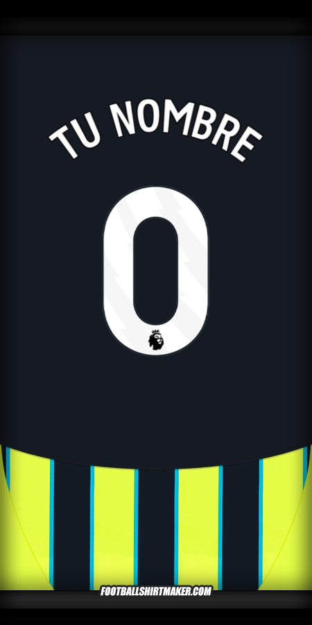 Camiseta Manchester City 2024/2025 II -  tu nombre - 0