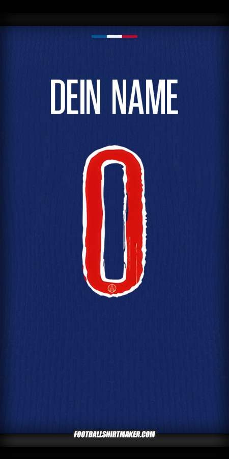Trikot Paris Saint Germain 2024/2025 Cup -  dein name - 0