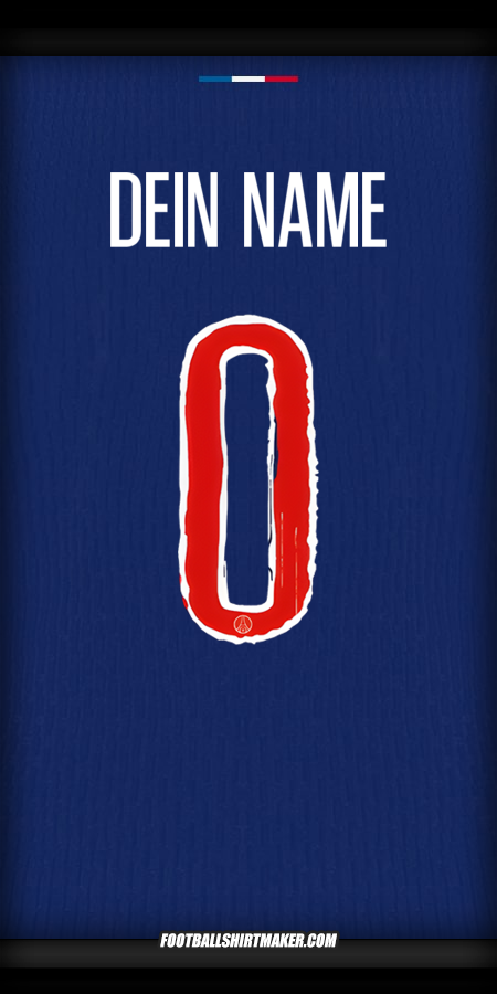 Trikot Paris Saint Germain Cup 2024/2025 -  dein name - 0