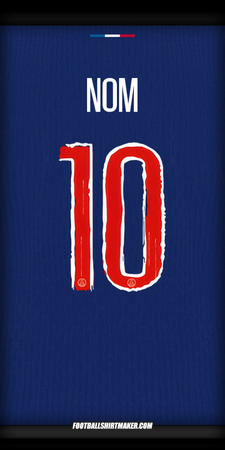 Maillot Paris Saint Germain Cup 2024/2025 -  nom - 10