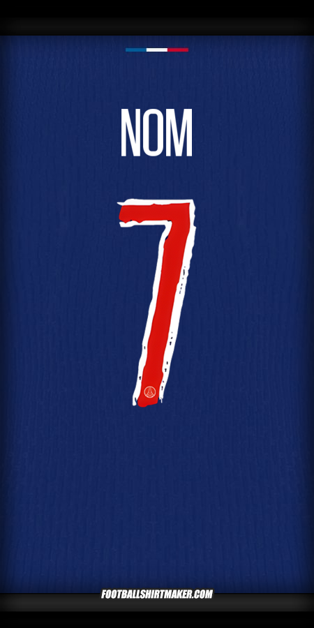 Maillot Paris Saint Germain Cup 2024/2025 -  nom - 7