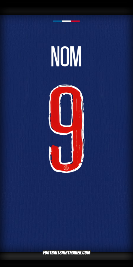 Maillot Paris Saint Germain Cup 2024/2025 -  nom - 9