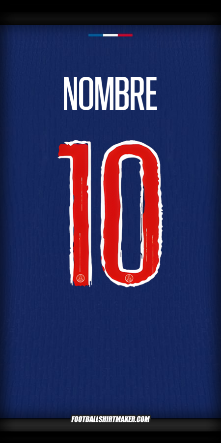 Jersey Paris Saint Germain Cup 2024/2025 -  nombre - 10