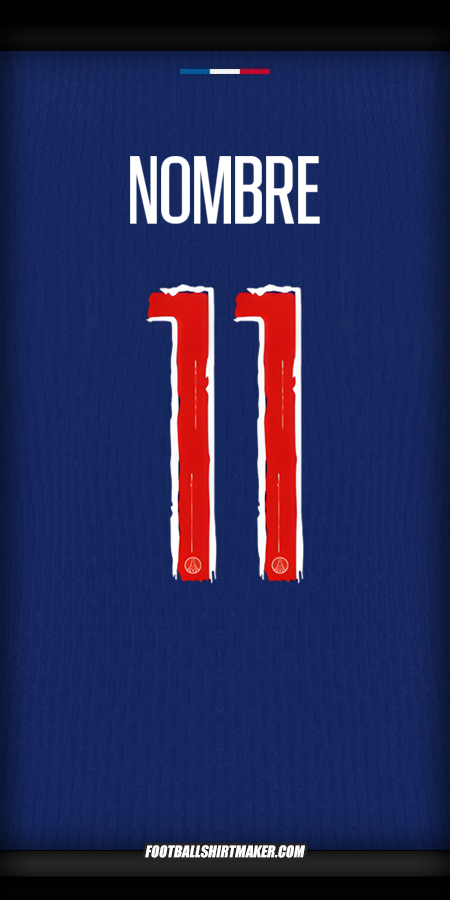 Jersey Paris Saint Germain Cup 2024/2025 -  nombre - 11
