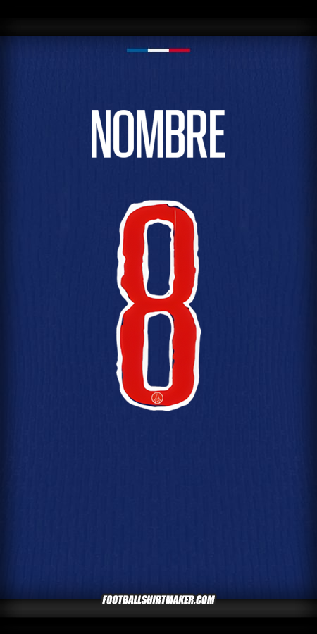 Camiseta Paris Saint Germain Cup 2024/2025 -  nombre - 8