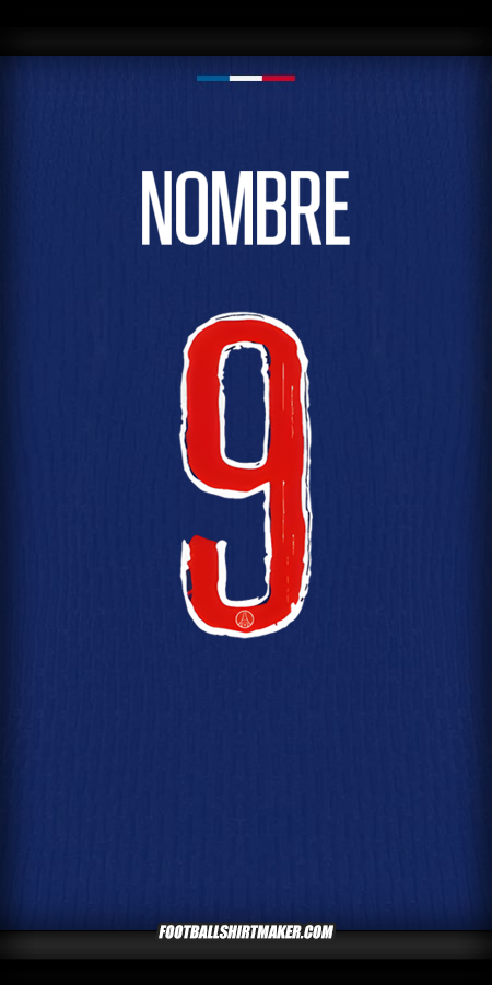 Camiseta Paris Saint Germain Cup 2024/2025 -  nombre - 9