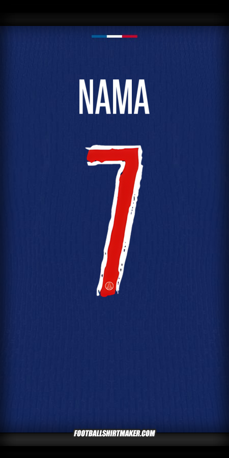 Jersey Paris Saint Germain Cup 2024/2025 -  nama - 7