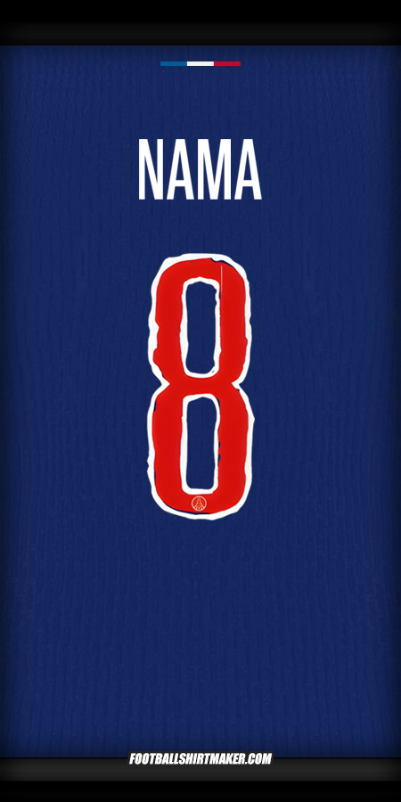 Jersey Paris Saint Germain Cup 2024/2025 -  nama - 8