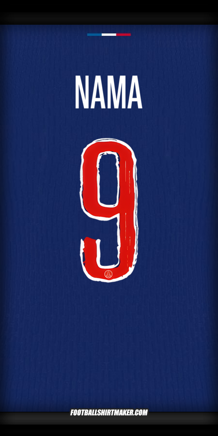 Jersey Paris Saint Germain Cup 2024/2025 -  nama - 9