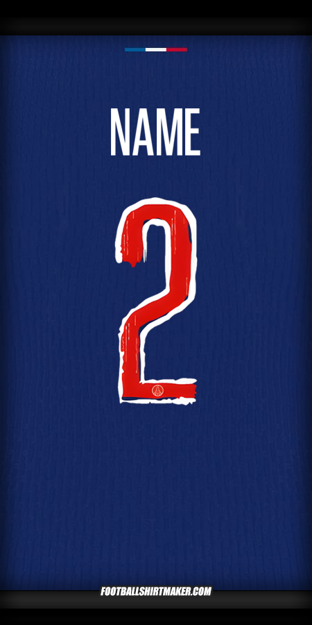 Shirt Paris Saint Germain Cup 2024/2025 -  name - 2