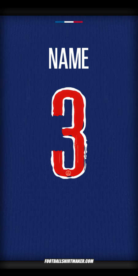 Trikot Paris Saint Germain Cup 2024/2025 -  name - 3