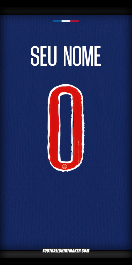Camisa Paris Saint Germain Cup 2024/2025 -  seu nome - 0
