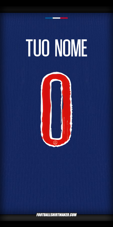 Maglia Paris Saint Germain Cup 2024/2025 -  tuo nome - 0