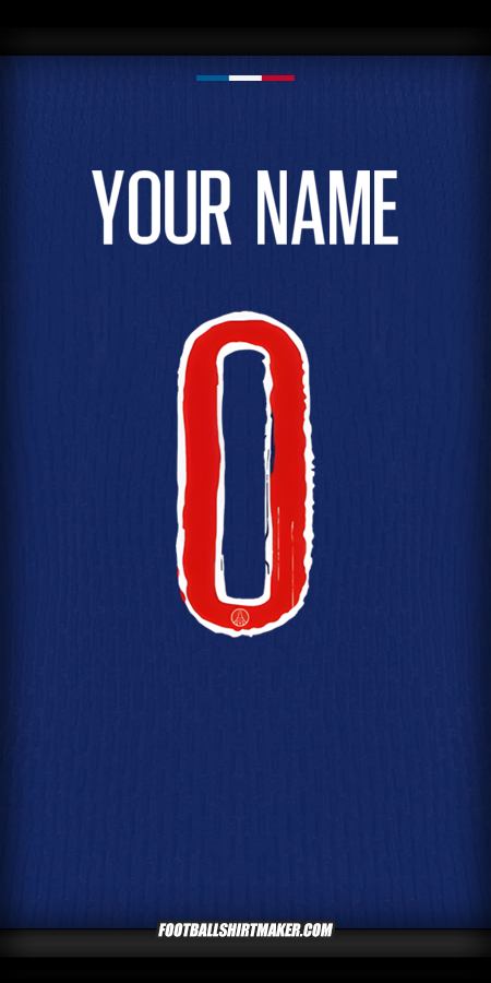 Jersey Paris Saint Germain Cup 2024/2025 -  your name - 0