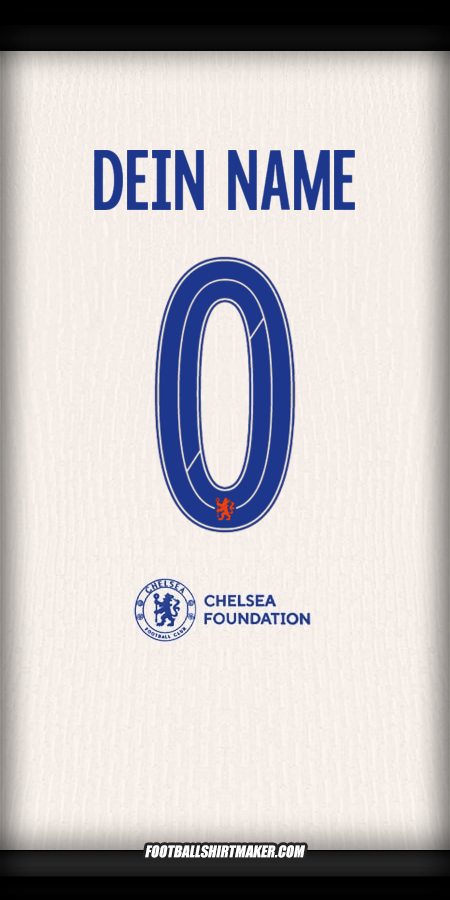 Trikot Chelsea 2024/2025 Cup II -  dein name - 0