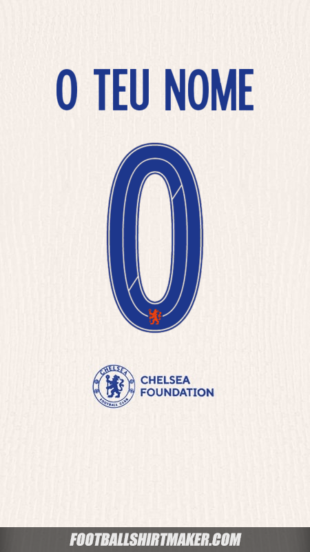 Camisola Chelsea 2024/2025 Cup II -  o teu nome - 0