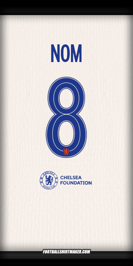 Maillot Chelsea Cup 2024/2025 Extérieur -  nom - 8