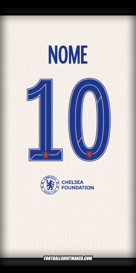 Camisola Chelsea Cup 2024/2025 Alternativa -  nome - 10