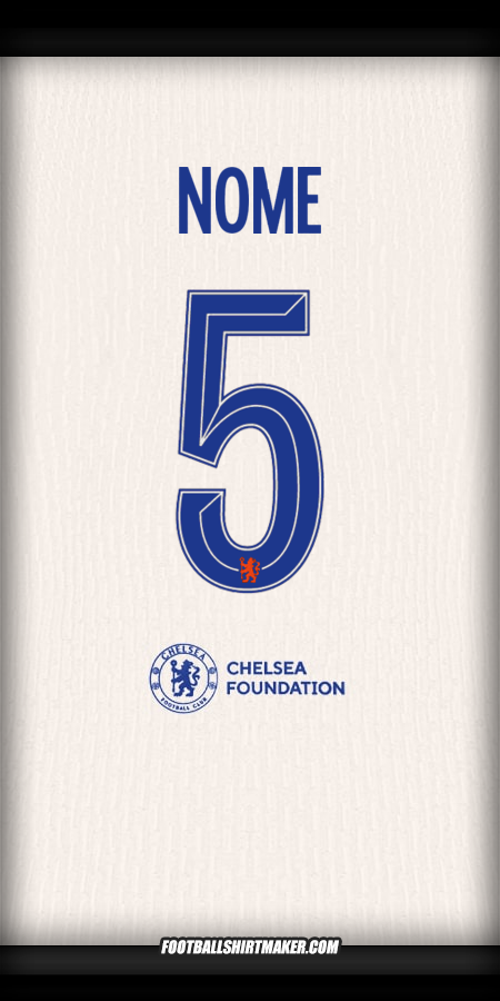 Maglia Chelsea Cup 2024/2025 Seconda -  nome - 5