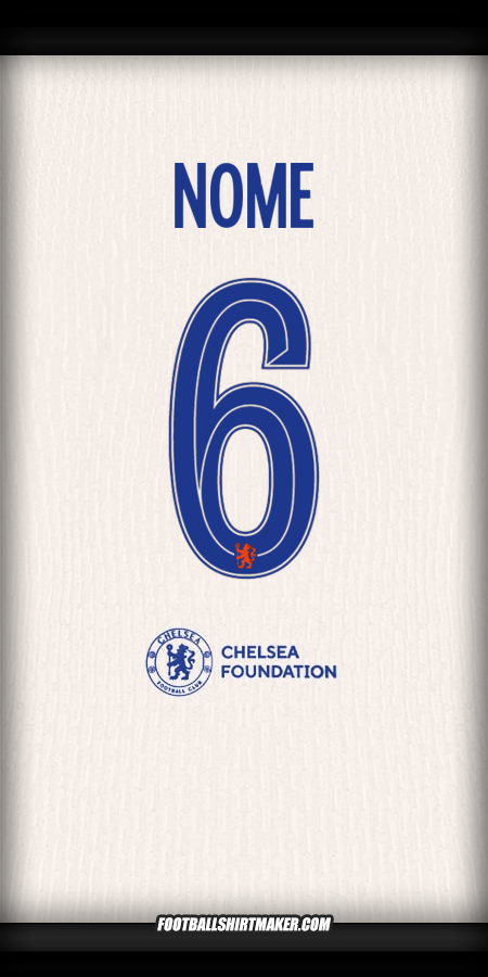 Maglia Chelsea Cup 2024/2025 Seconda -  nome - 6