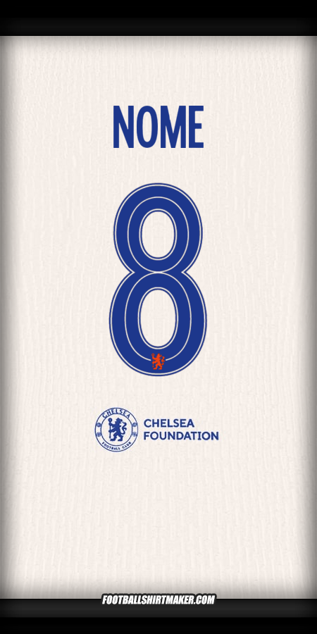 Maglia Chelsea Cup 2024/2025 Seconda -  nome - 8