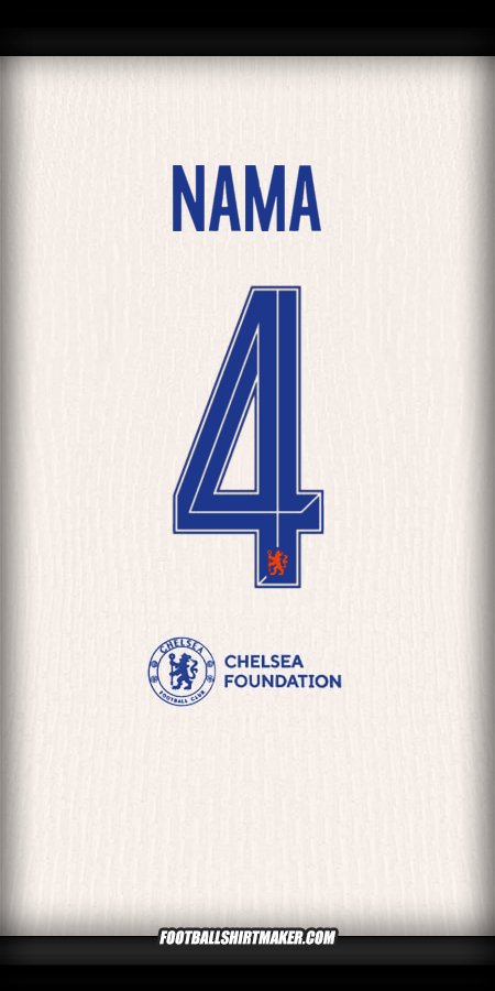Jersey Chelsea Cup 2024/2025 Alternatif -  nama - 4