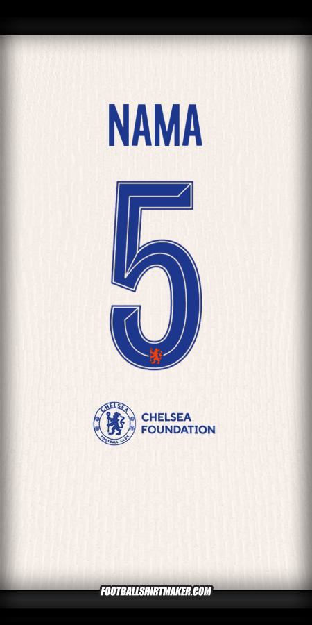 Jersey Chelsea Cup 2024/2025 Alternatif -  nama - 5
