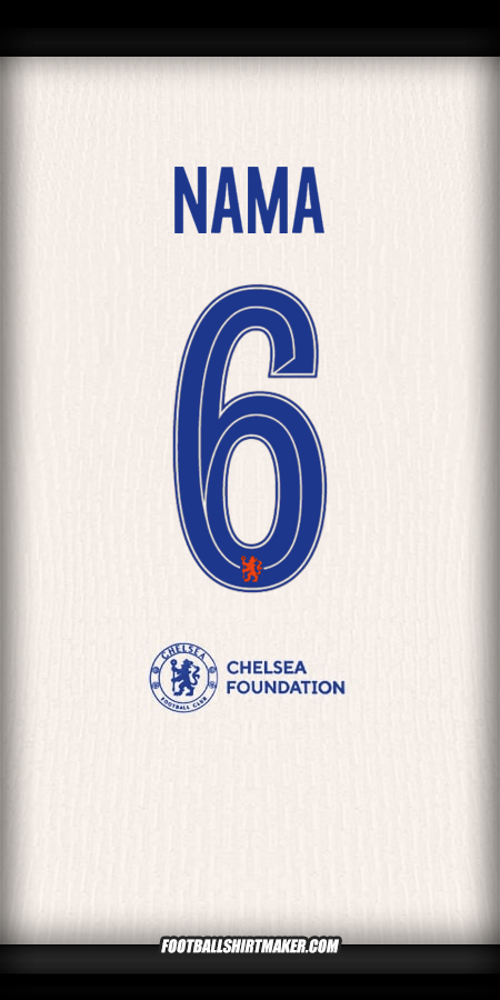 Jersey Chelsea Cup 2024/2025 Alternatif -  nama - 6