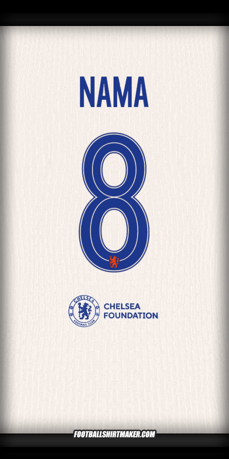 Jersey Chelsea Cup 2024/2025 Alternatif -  nama - 8
