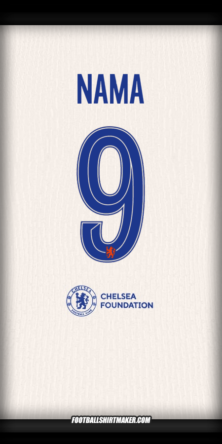 Jersey Chelsea Cup 2024/2025 Alternatif -  nama - 9
