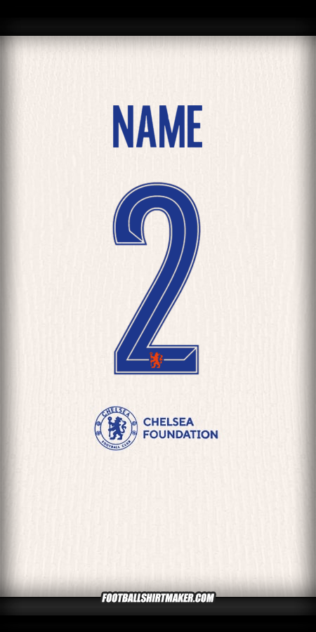 Jersey Chelsea Cup 2024/2025 Away -  name - 2