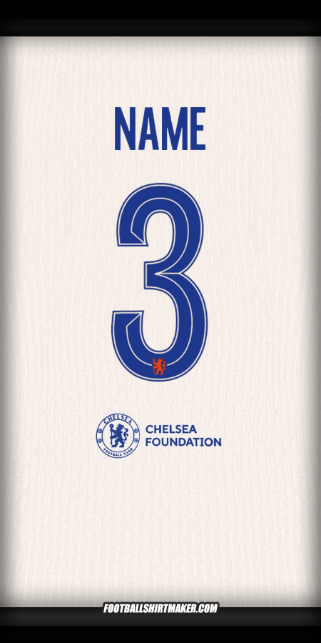 Trikot Chelsea Cup 2024/2025 Auswärts -  name - 3