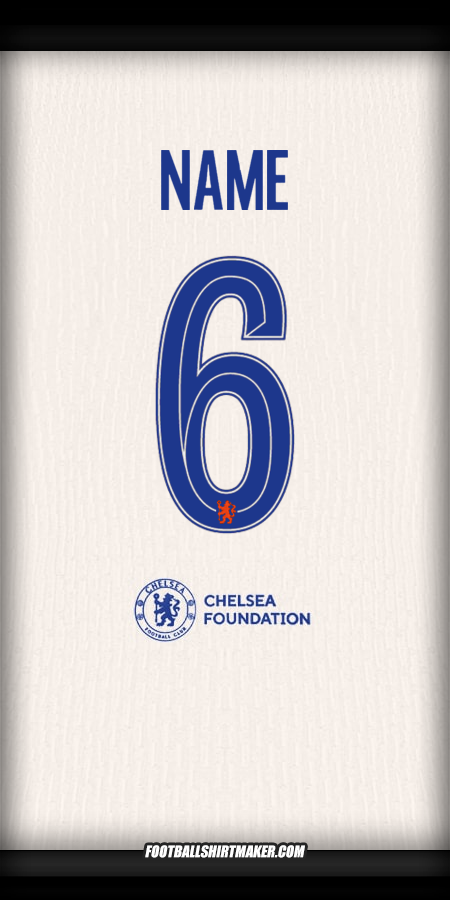 Jersey Chelsea Cup 2024/2025 Away -  name - 6