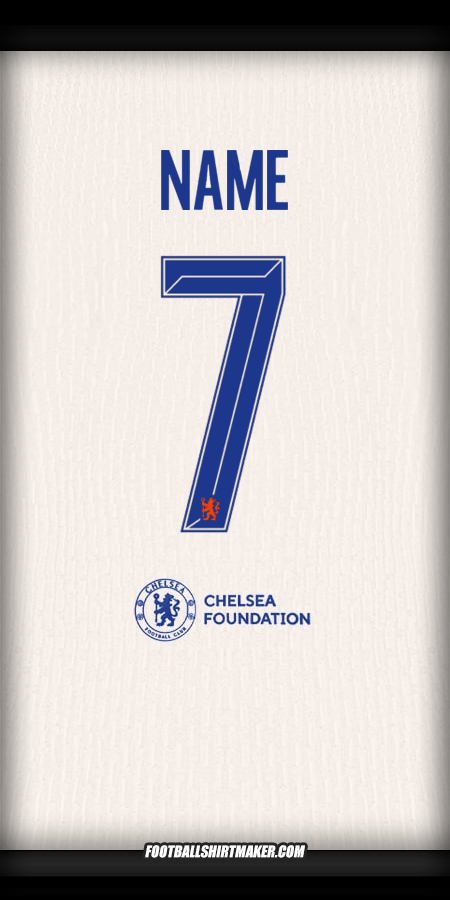 Trikot Chelsea Cup 2024/2025 Auswärts -  name - 7