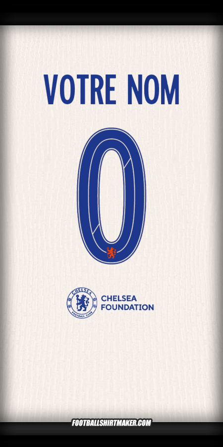 Maillot Chelsea 2024/2025 Cup II -  votre nom - 0